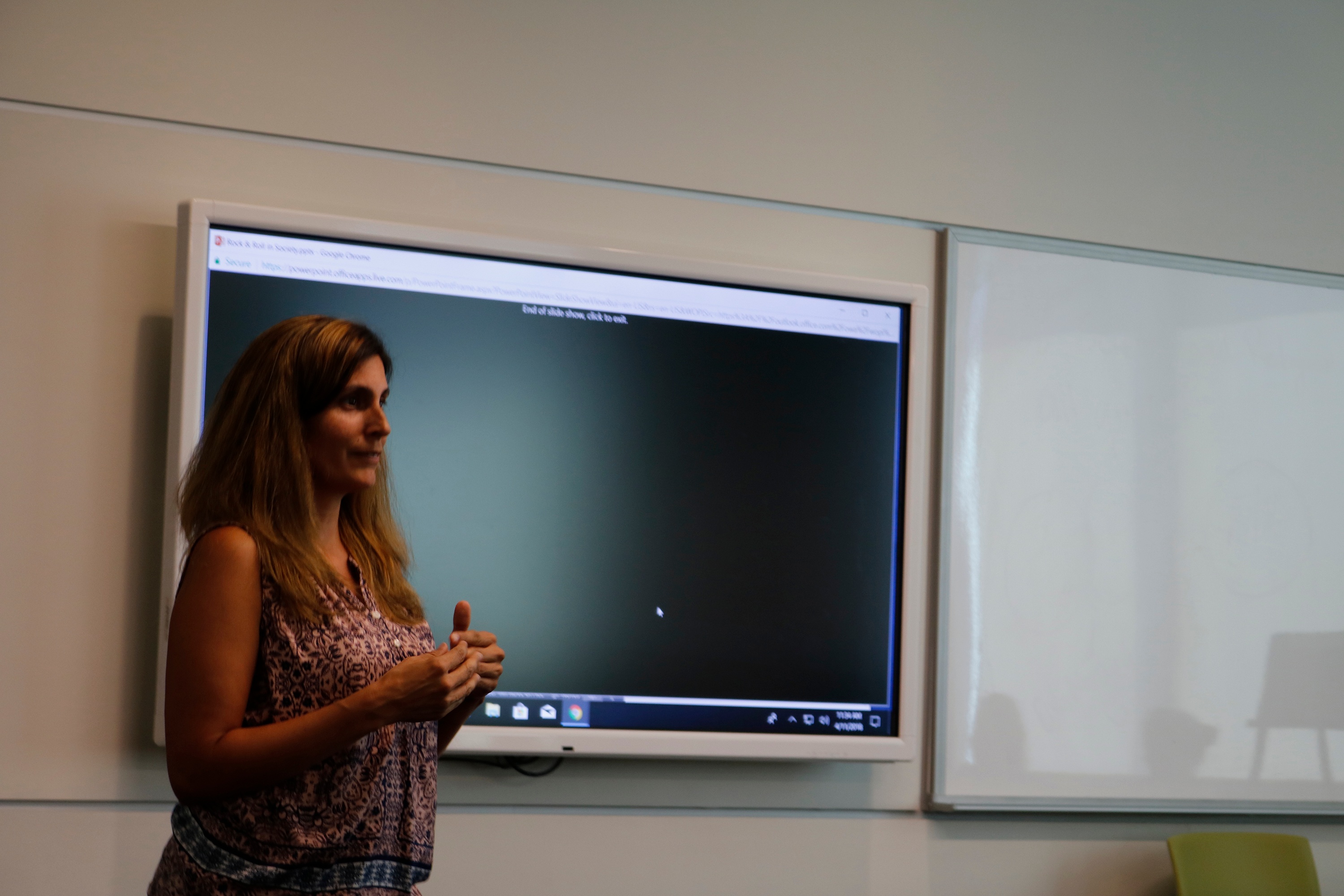 Instructor Angela Kempe teaches Spirituals to Rock and Roll at Saint Leo University